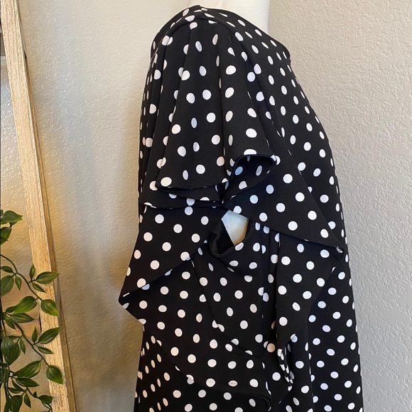 🆕Lane Bryant polka dots ruffle sleeves dress - Picture 10 of 14